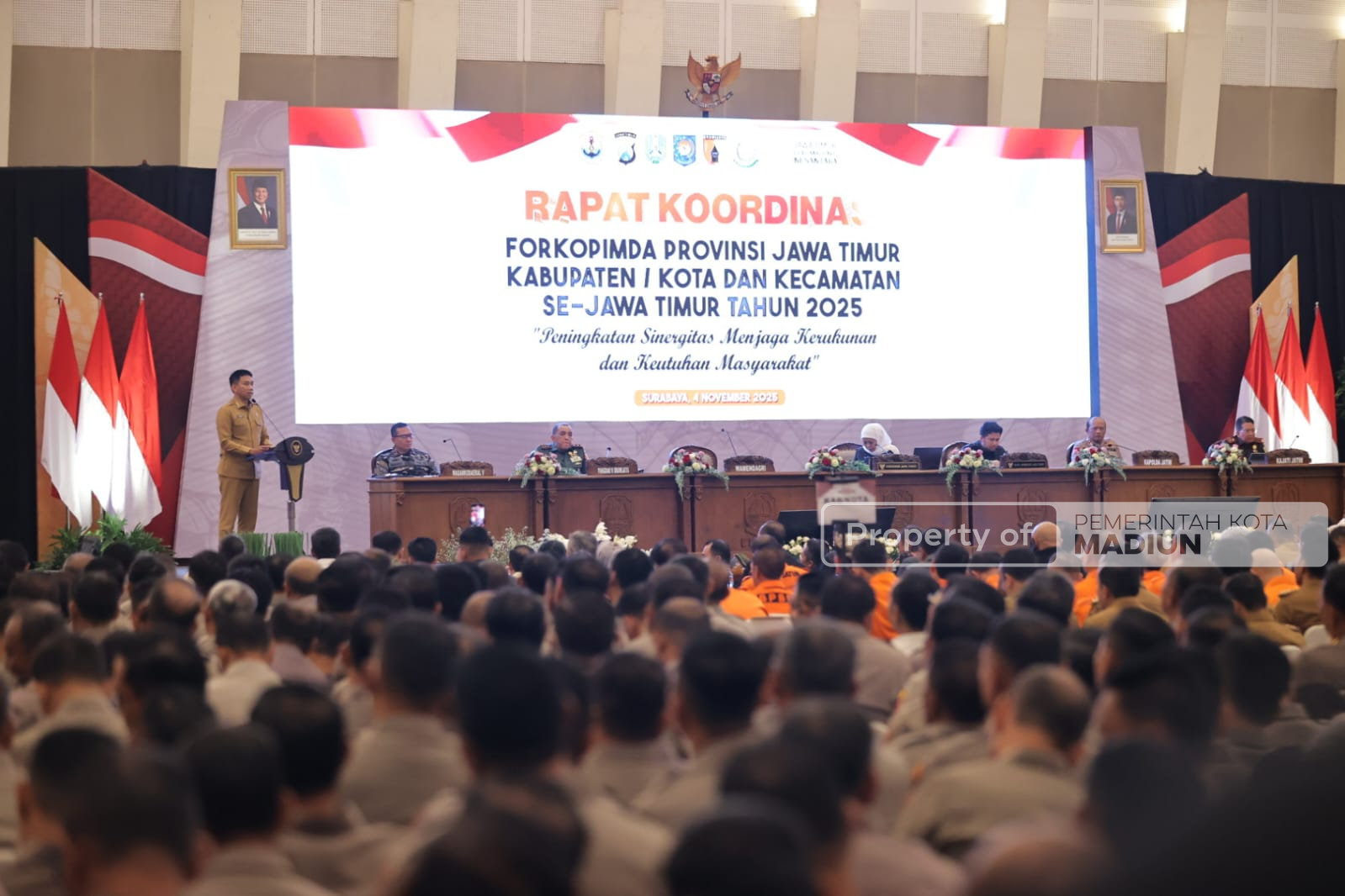 Hadiri Rakor Forkopimda, Wawali: Arahan Wamen dan Gubernur Atensi Kita Bersama