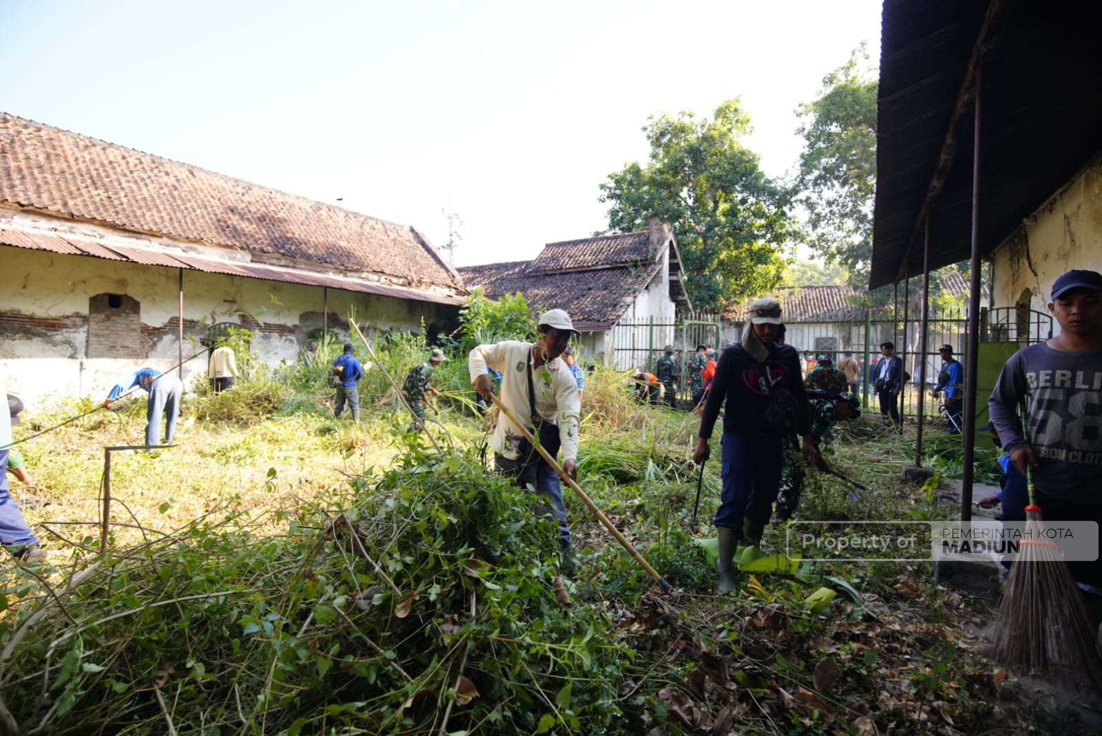 Pemkot-TNI Kerja Bakti Bersihkan RTM, Bakal Dijadikan Tempat Wisata Sejarah