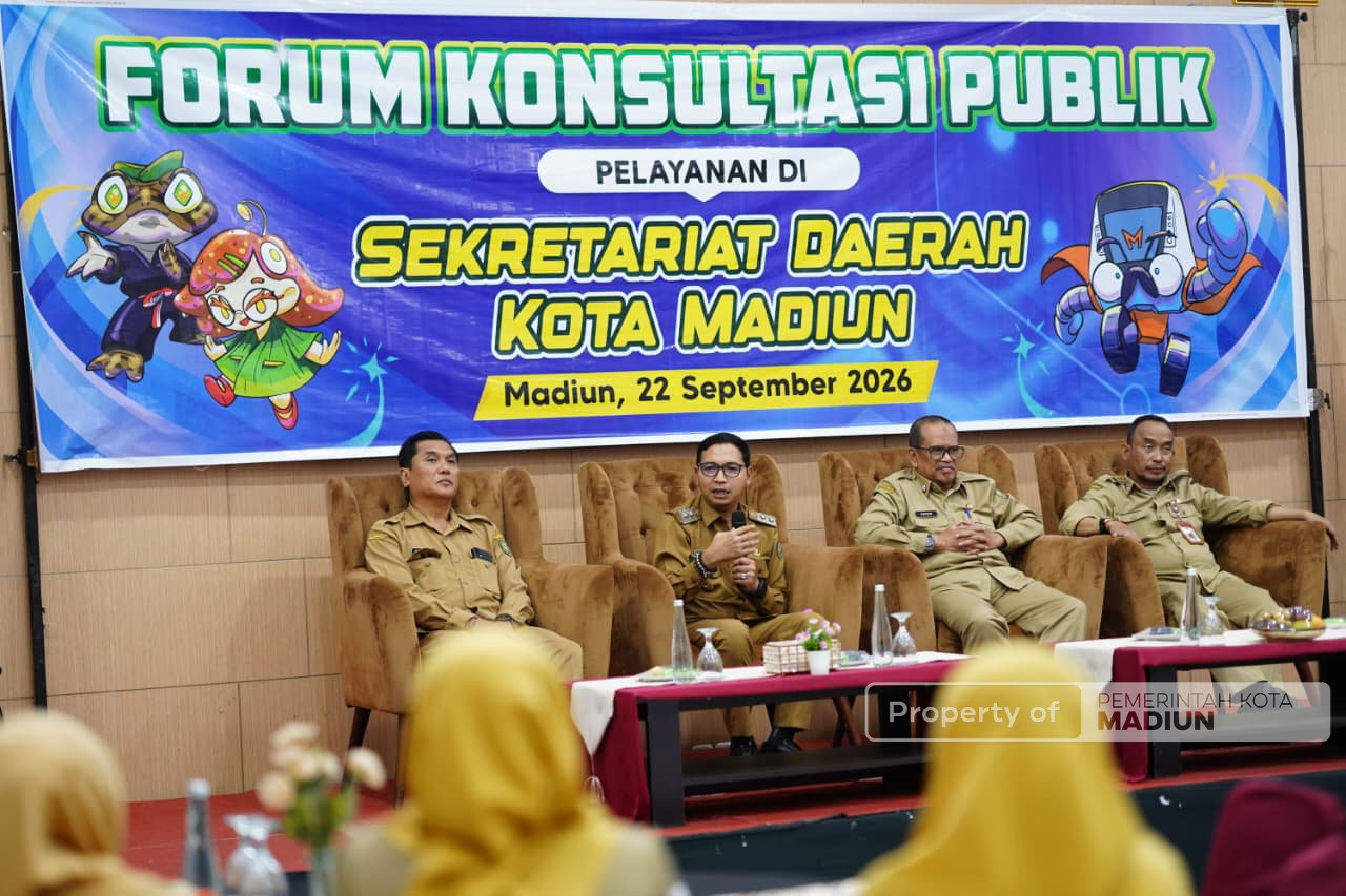 Jaring Saran dan Masukan Penerima Layanan, Plt Wali Kota Harap Kinerja dan Pelayanan di Setda Kota Madiun Terus Ditingkatkan