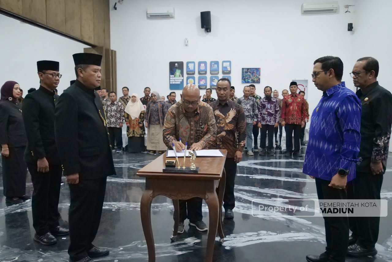 Enam JPTP Dilantik, Plt Wali Kota Madiun Sebut Saatnya Refresh Birokrasi
