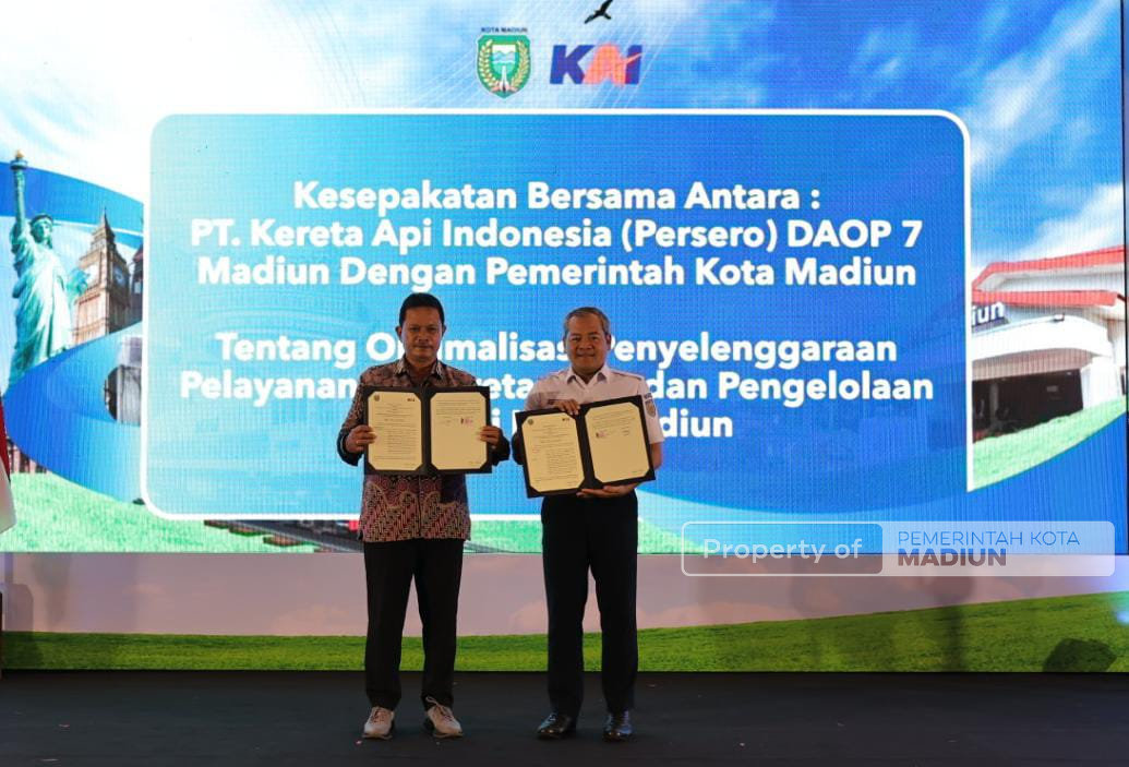 Sinergi Majukan Pariwisata, Wali Kota Madiun Hadiri Peluncuran Railtour Jawa Timur