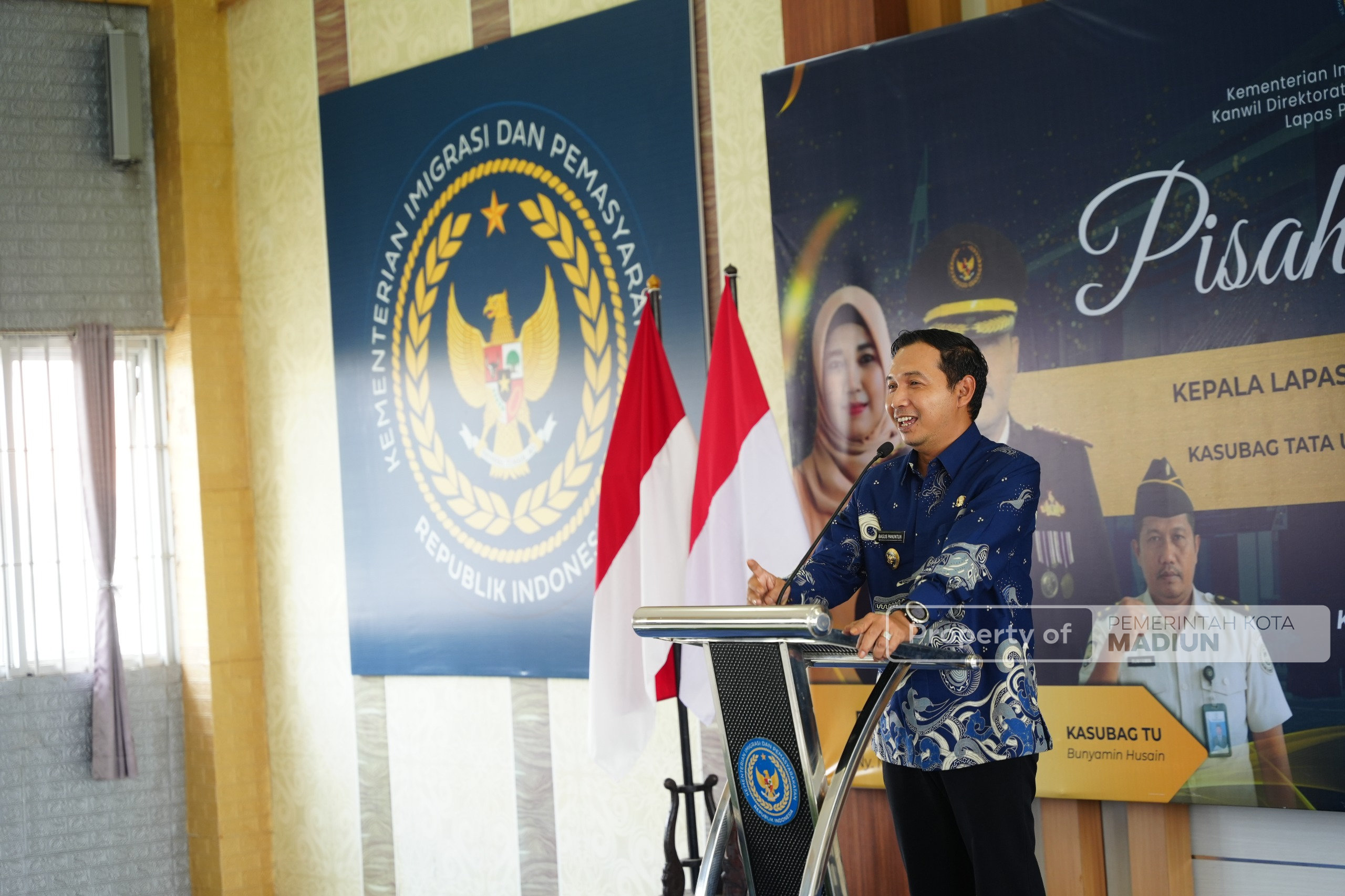 Hadiri Pisah Sambut Kalapas Lapas Pemuda IIA Madiun, Pemkot Dorong Penguatan SDM dan Inovasi