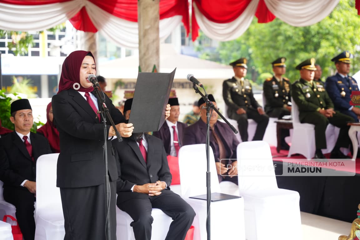 Upacara Hari Bela Negara ke-77, Wali Kota Madiun Ajak Masyarakat Perkokoh Ketahanan Sosial