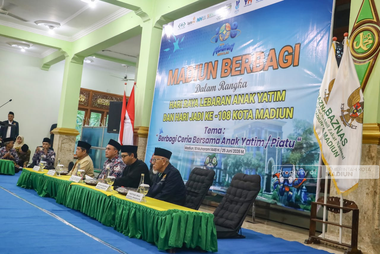 HUT ke-108 Kota Madiun Jadi Momentum Menebar Kebahagiaan bagi Anak Yatim Piatu