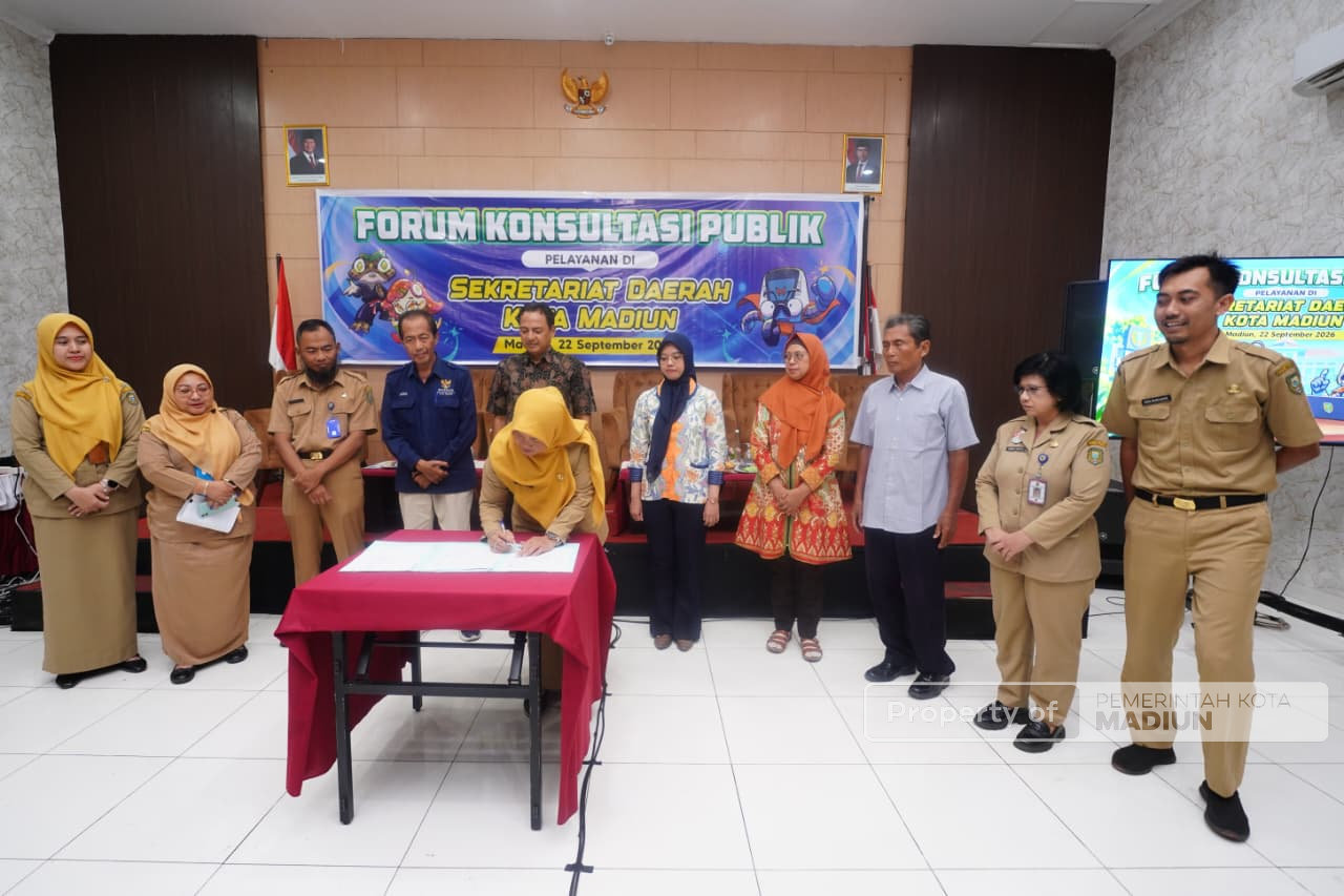 Jaring Saran dan Masukan Penerima Layanan, Plt Wali Kota Harap Kinerja dan Pelayanan di Setda Kota Madiun Terus Ditingkatkan