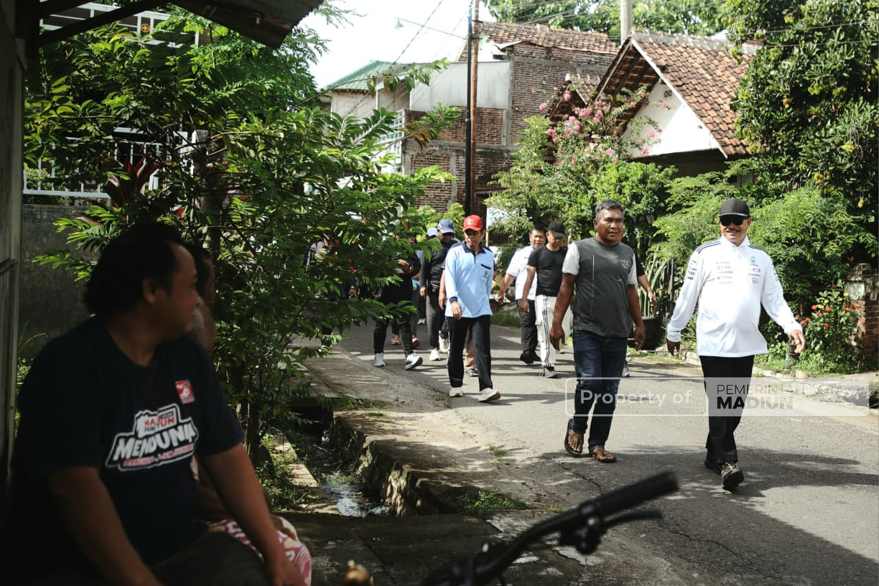 Wali Kota Madiun Jemput Bola, Serap Aspirasi dan Eksekusi Masalah Lewat Jalan Pagi