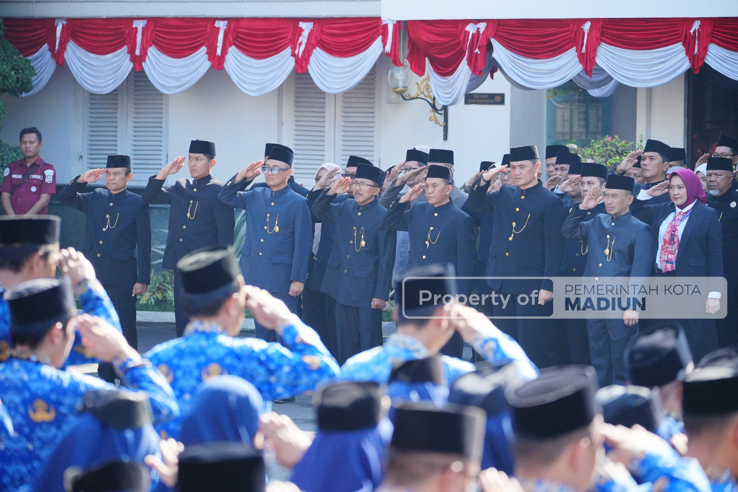 Gelar Upacara Peringatan Hari Jadi ke-80 Provinsi Jawa Timur, Wali Kota Madiun Tekankan Peran Strategis Madiun dalam Pembangunan