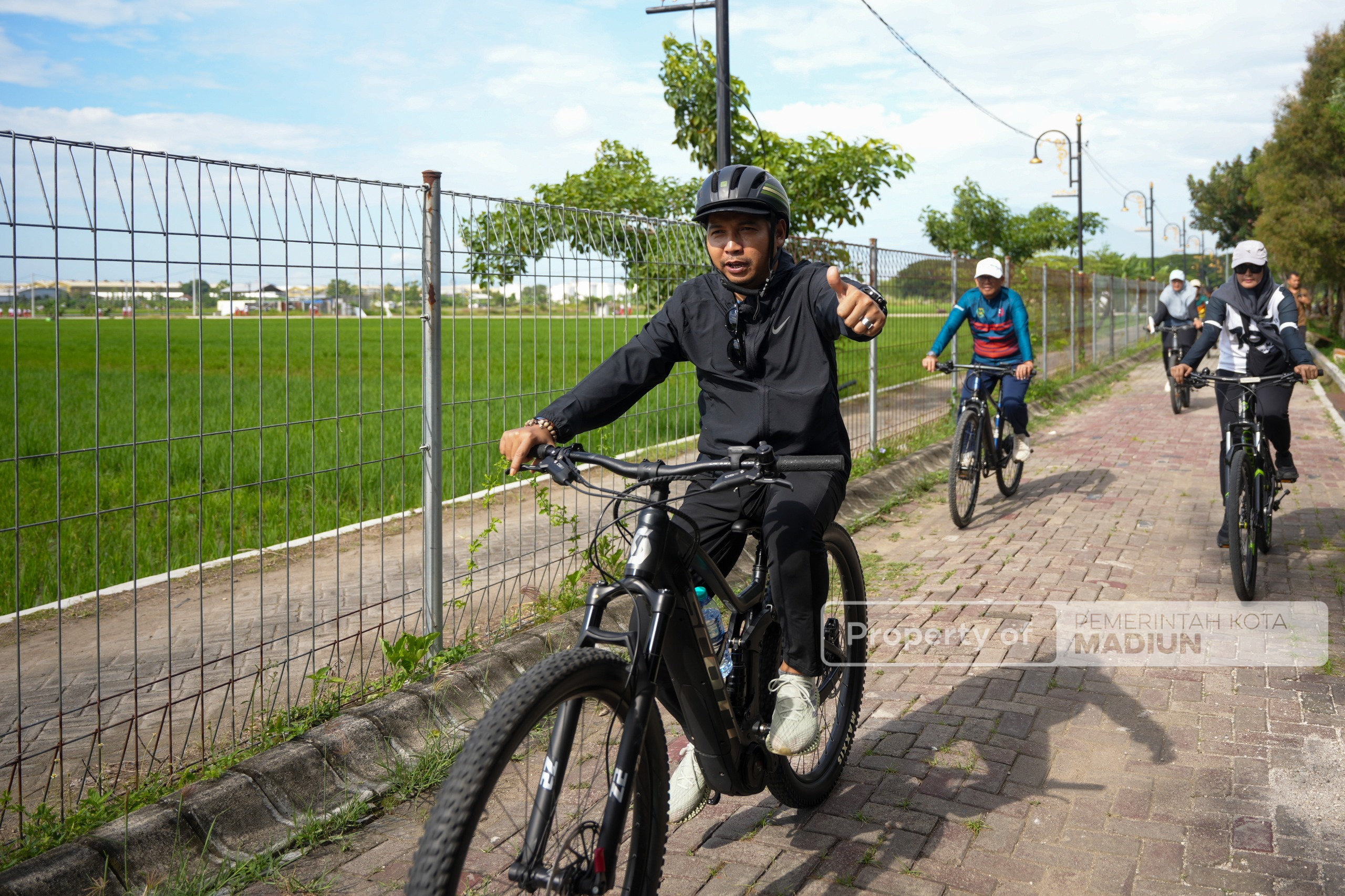 Gowes Pagi, Wali Kota Cek Sarana-Prasarana Pelayanan hingga Kesiapan Lahan Bakal Kantor Kemenhaj