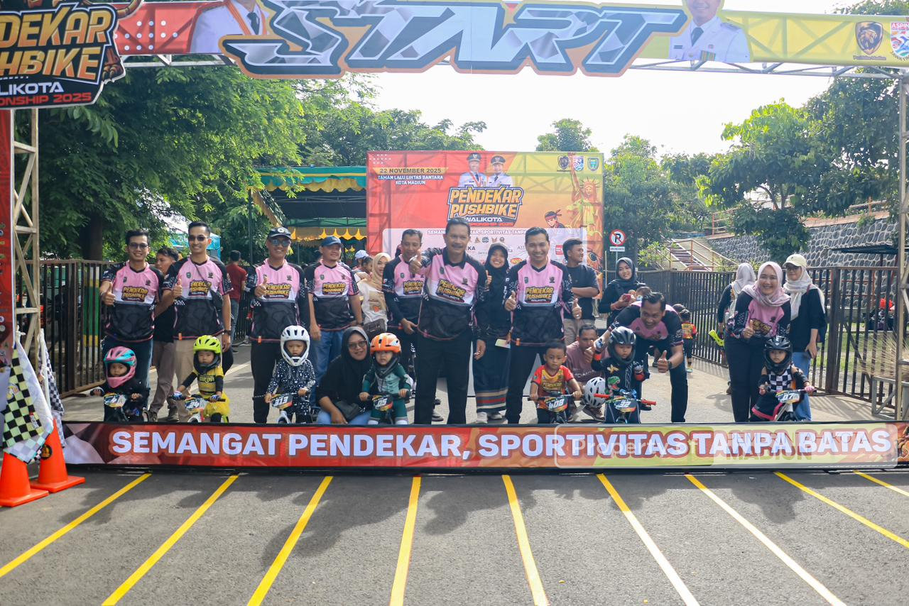 Opening Ceremony Pushbike 2025, Wali Kota Madiun Apresiasi Keikutsertaan Peserta