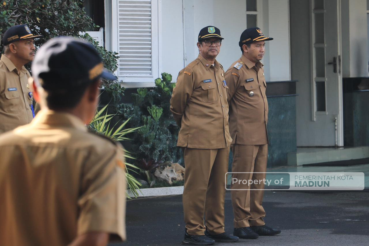 Pimpin Apel Kerja Pejabat, Wali Kota Madiun Tekankan Disiplin ASN dan Tertib Administrasi