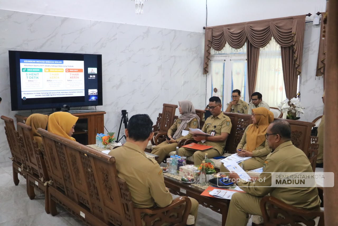 Permudah Layanan Adminduk, Inovasi 3577 Cuma Kamu Kota Madiun Masuk Jagad Inovasi Award