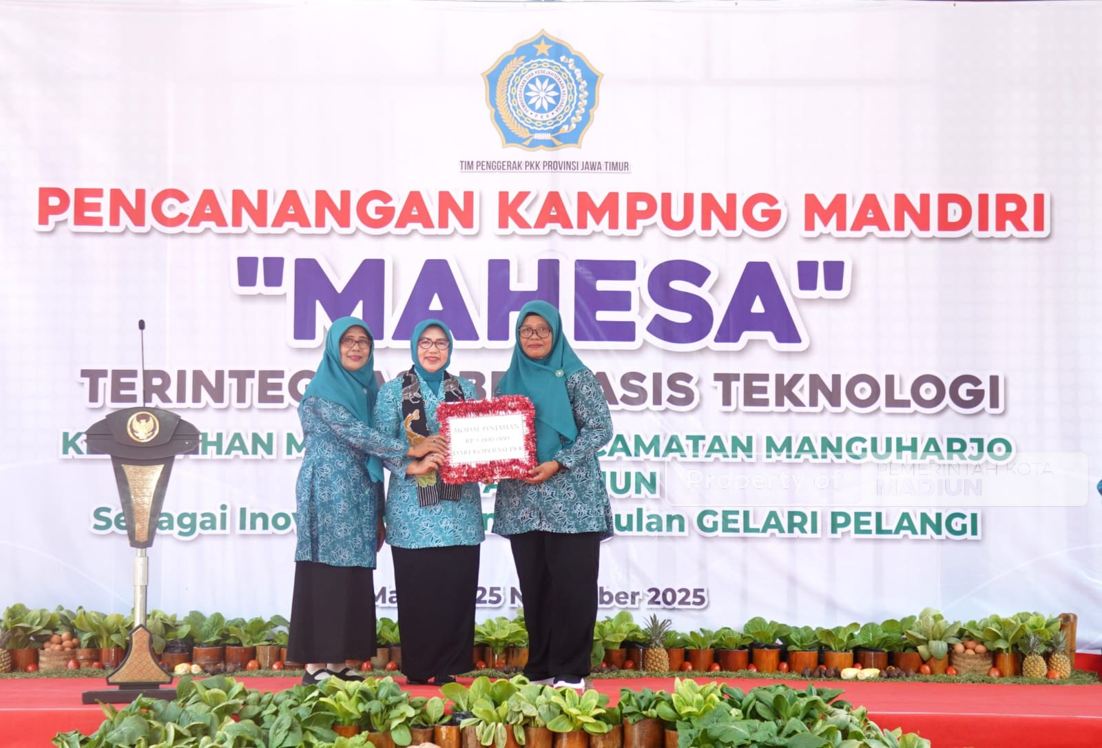 Hadiri Pencanangan Kampung Mandiri Mahesa Terintegrasi Berbasis Teknologi, Arumi: Perubahan dan Peningkatan Luar Biasa!