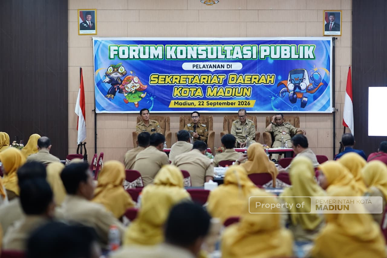 Jaring Saran dan Masukan Penerima Layanan, Plt Wali Kota Harap Kinerja dan Pelayanan di Setda Kota Madiun Terus Ditingkatkan