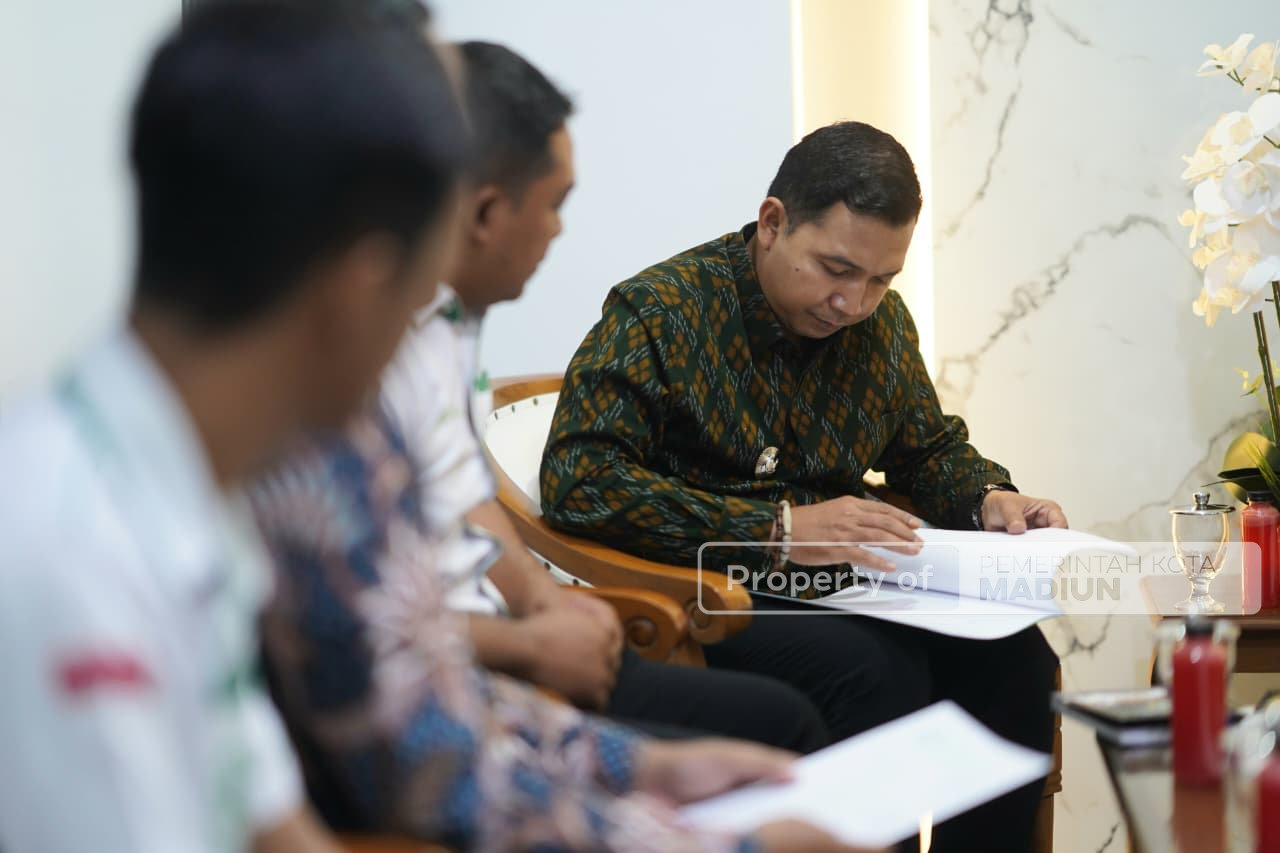 Wakil Wali Kota Madiun Terima Dua Audiensi, Bahas Persiapan Sejumlah Lomba dan Beri Apresiasi kepada Penyelenggara