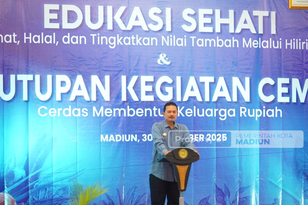 Penutupan Program CEMARA dan Beri Edukasi SEHATI, Wali Kota Tekankan Pentingnya Literasi Keuangan