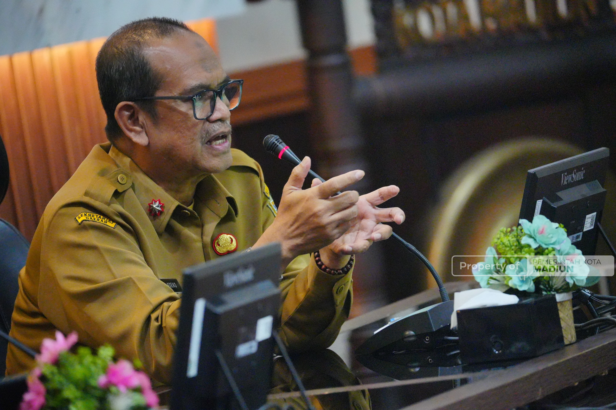 Rapat Dinas Pejabat, Plt Wali Kota Madiun Minta OPD Konsisten Eksekusi Program dan Rencana Kerja