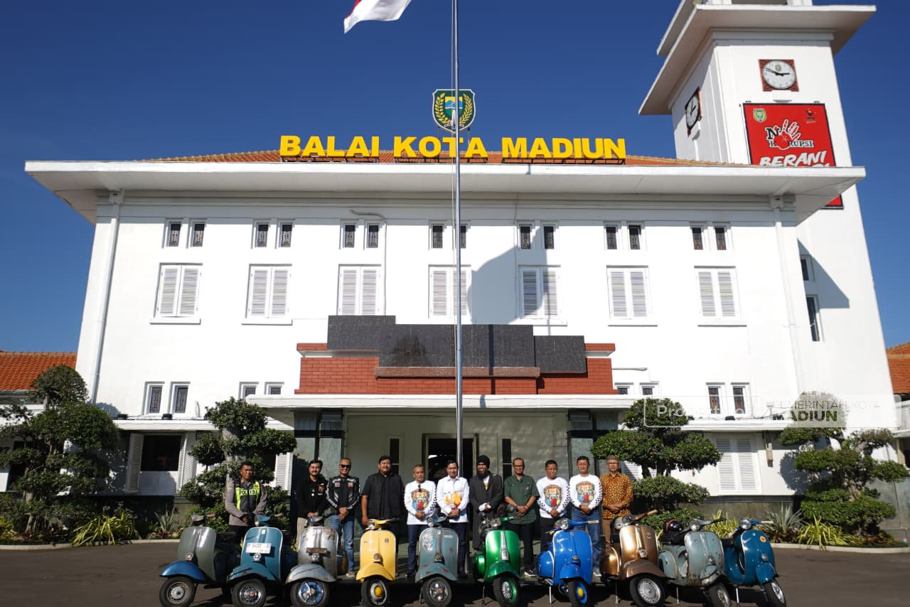 Black Scooter Gagak Rimang Jadi Pembuka Rangkaian HUT ke-108 Kota Madiun