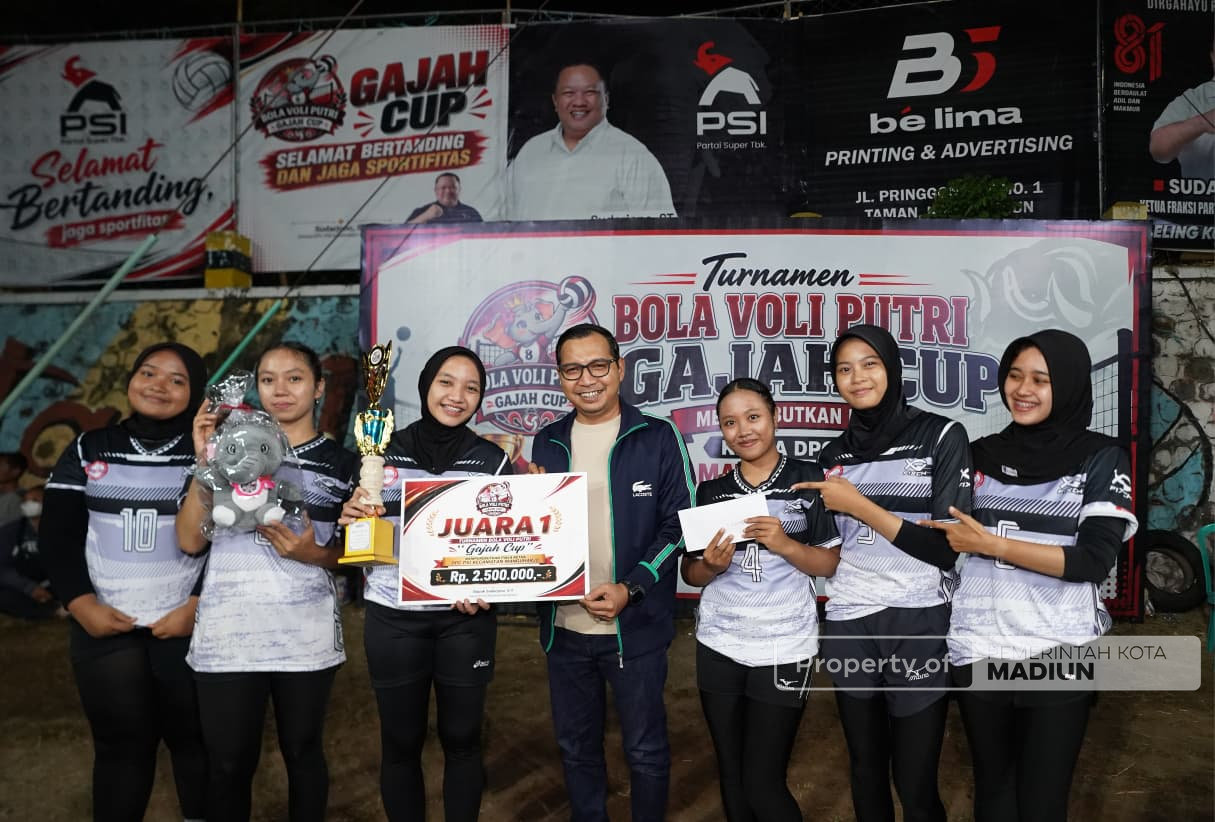Hadiri Final Turnamen Gajah Cup, Plt Wali Kota Dorong Kompetisi Jadi Ruang Uji Mental Atlet