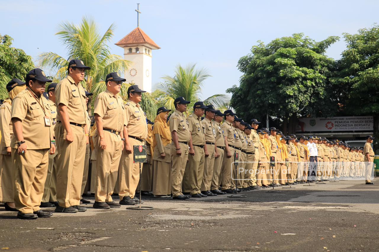 Pimpin Apel di Balai Kota, Sekda Ajak ASN Terus Tingkatkan Kinerja dan Pelayanan