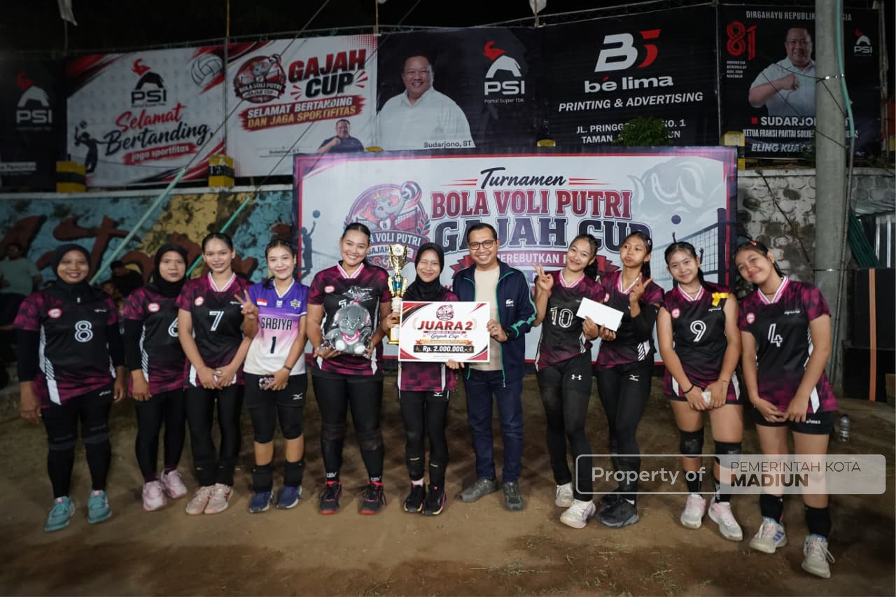 Hadiri Final Turnamen Gajah Cup, Plt Wali Kota Dorong Kompetisi Jadi Ruang Uji Mental Atlet