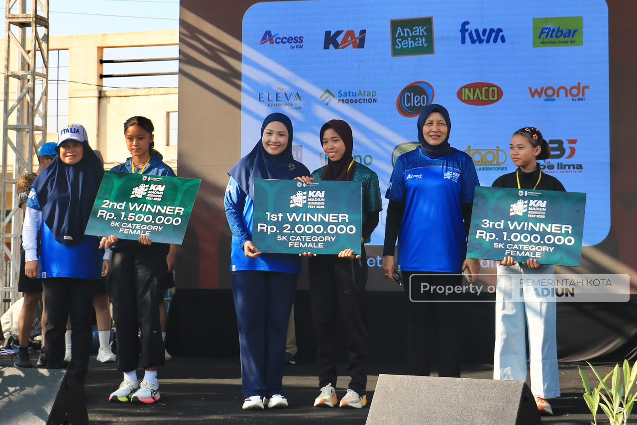 Turut Madiun Running Fest 2026, Plt Wali Kota Harap Jadi Agenda Rutin ke Depan
