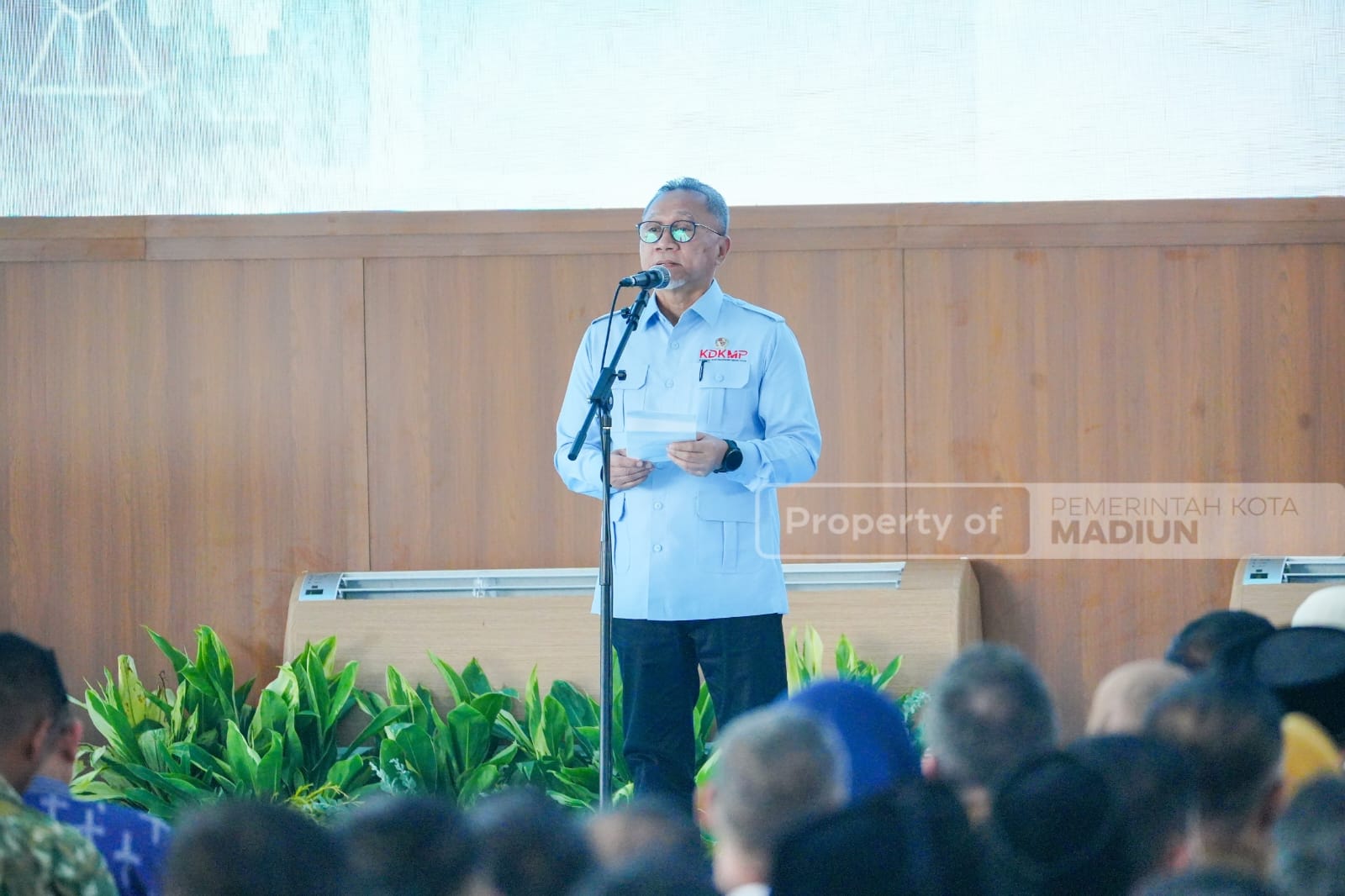 Plt Wali Kota Madiun Hadiri Peresmian 1.061 KDKMP Nasional di Nganjuk