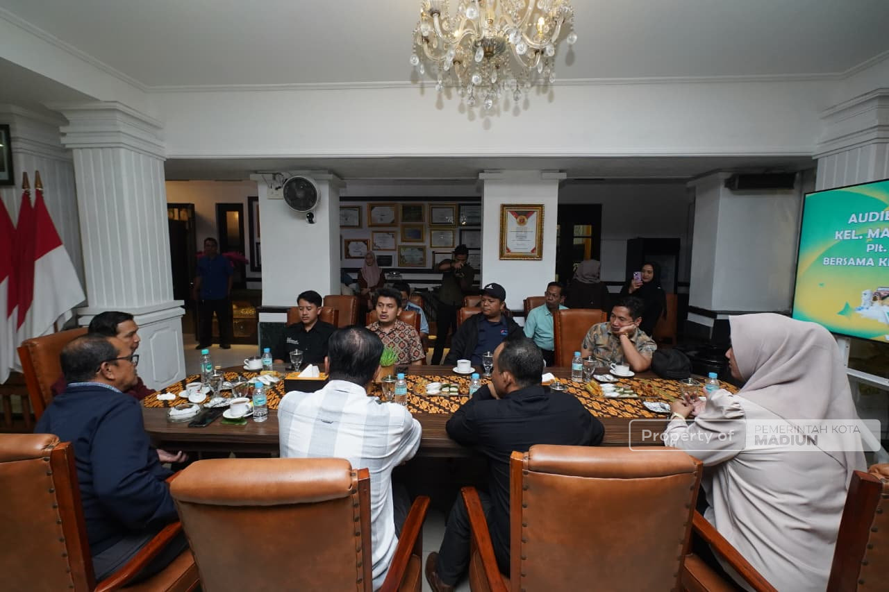 Terima Audiensi Program RTLH, Plt Wali Kota Madiun Dukung Pemugaran Hunian Warga