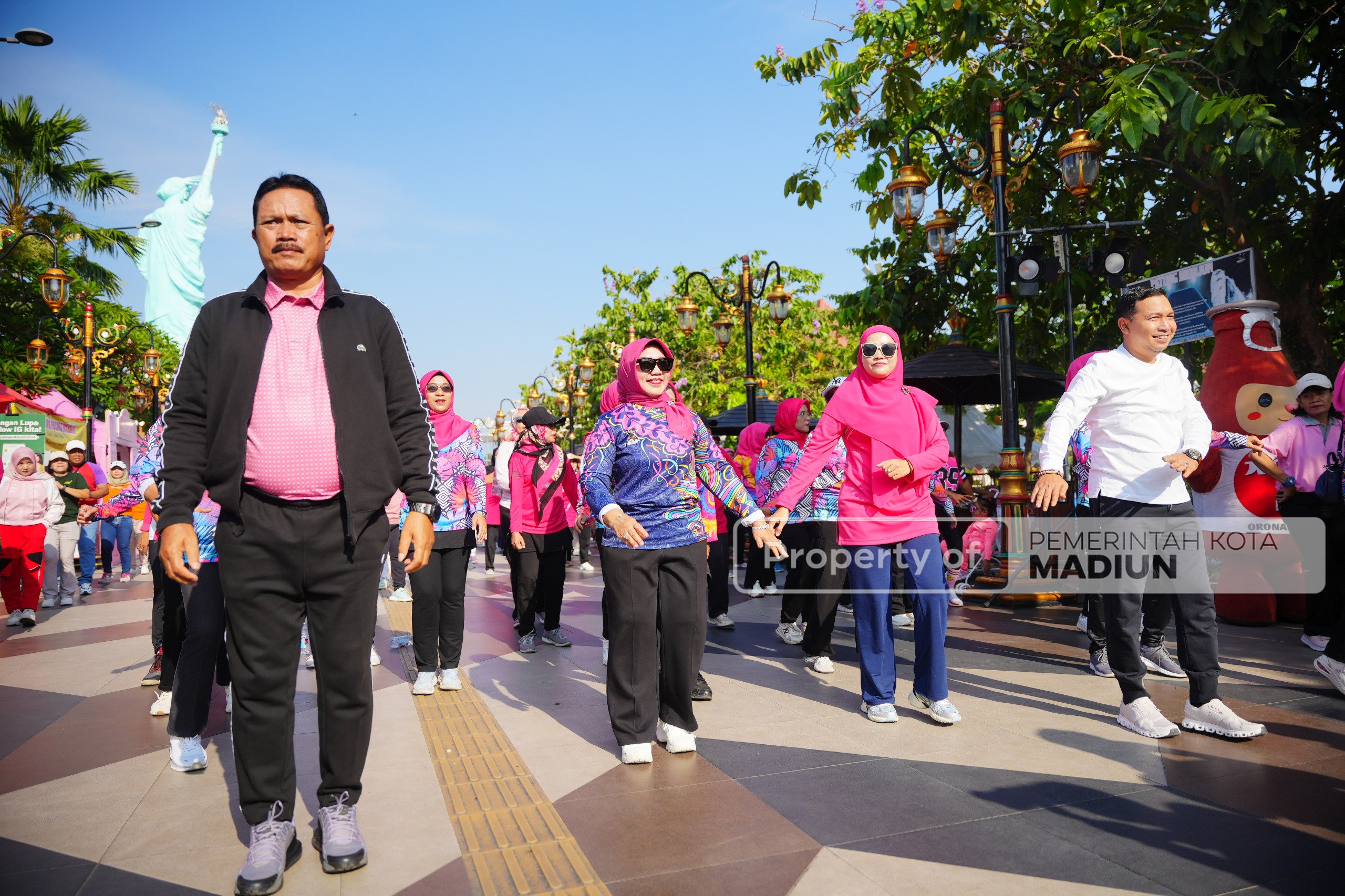 Ikuti Senam Bersama, Wali Kota Maidi Harap Masyarakat Madiun Kian Gemar Hidup Sehat