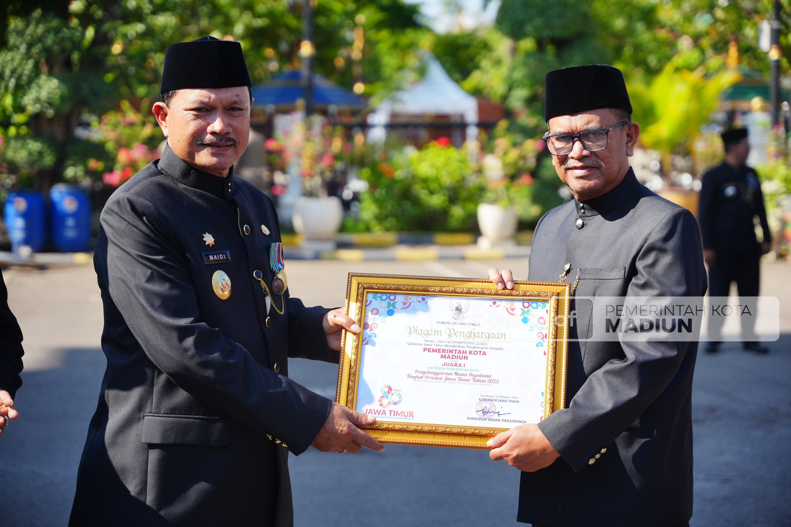 Gelar Upacara Peringatan Hari Jadi ke-80 Provinsi Jawa Timur, Wali Kota Madiun Tekankan Peran Strategis Madiun dalam Pembangunan