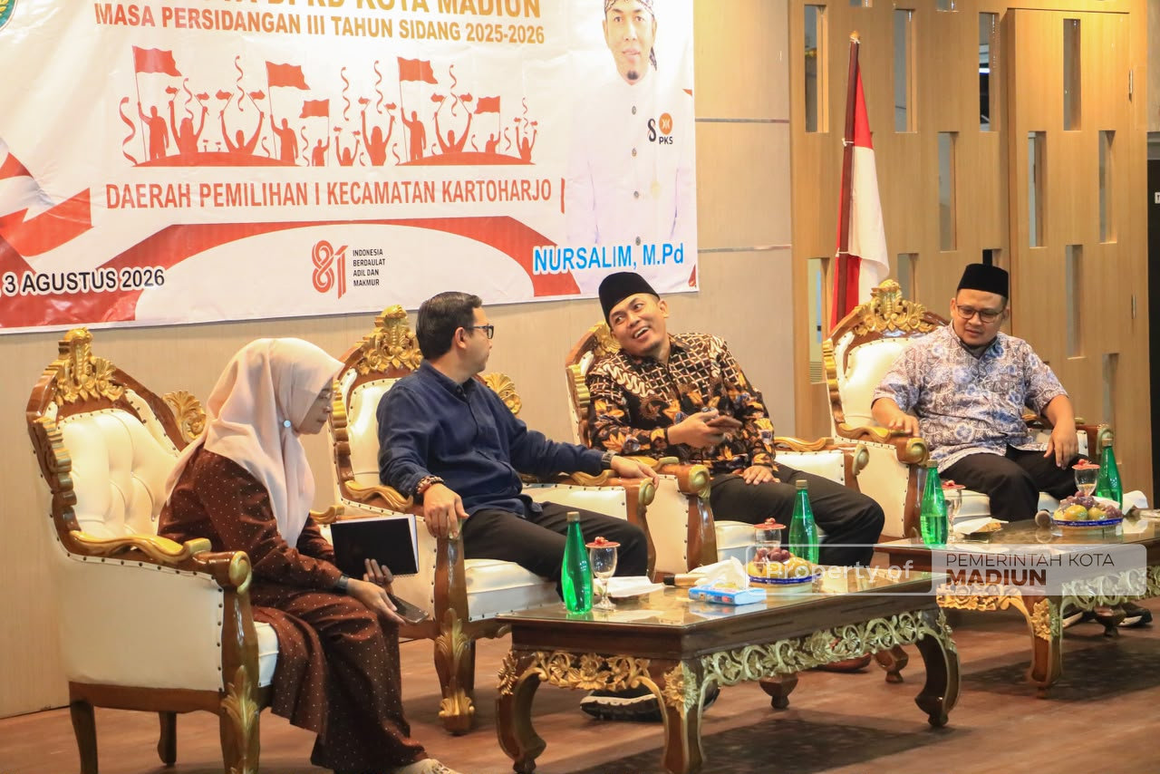 Reses DPRD, Plt Wali Kota Paparkan Arah Pembangunan Kota Madiun, SDM Unggul hingga Zero Waste Jadi Prioritas