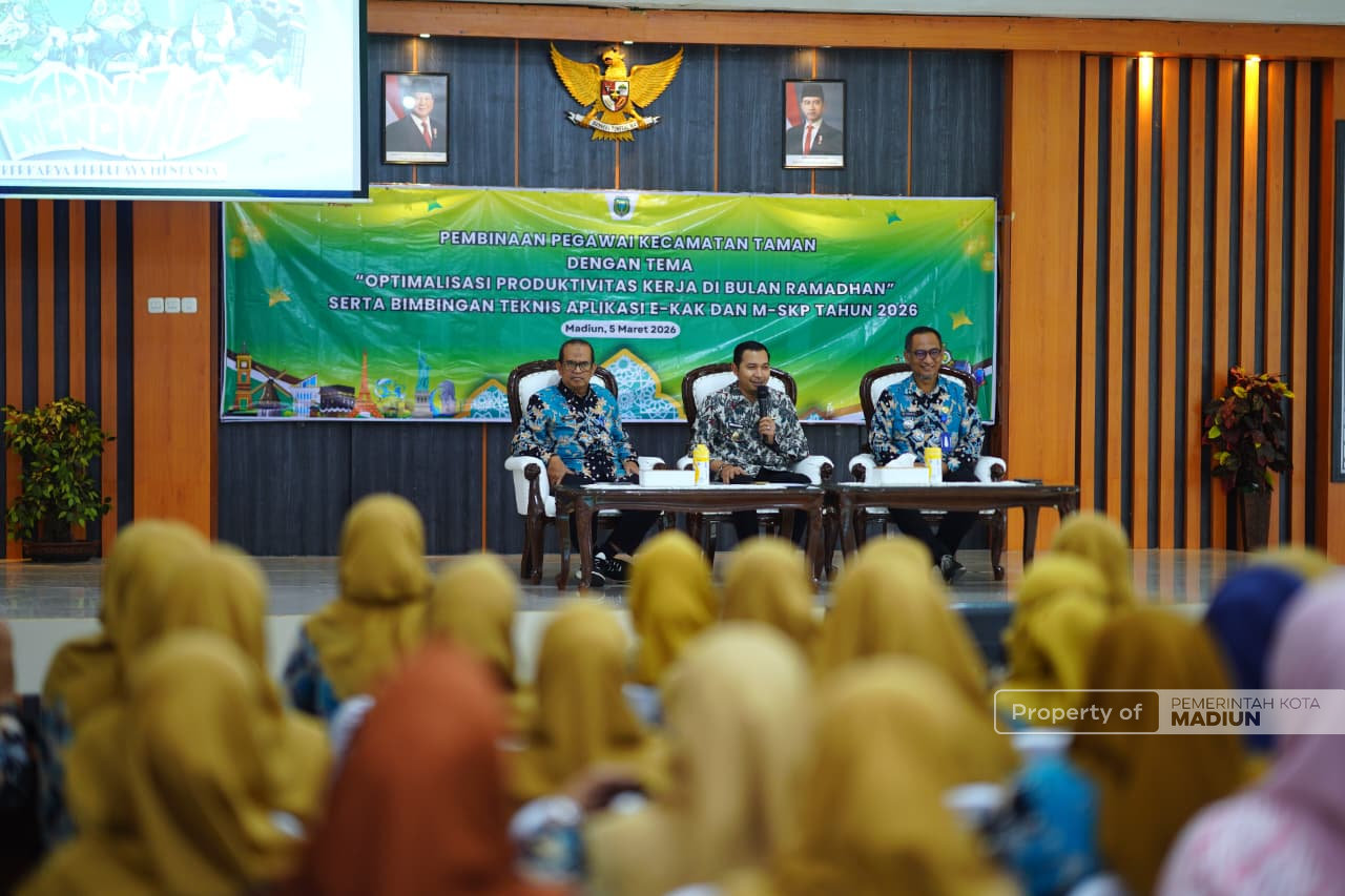 Ramadan Tidak Kurangi Pelayanan Publik, Plt Wali Kota Madiun Dorong Aparatur Tetap Produktif
