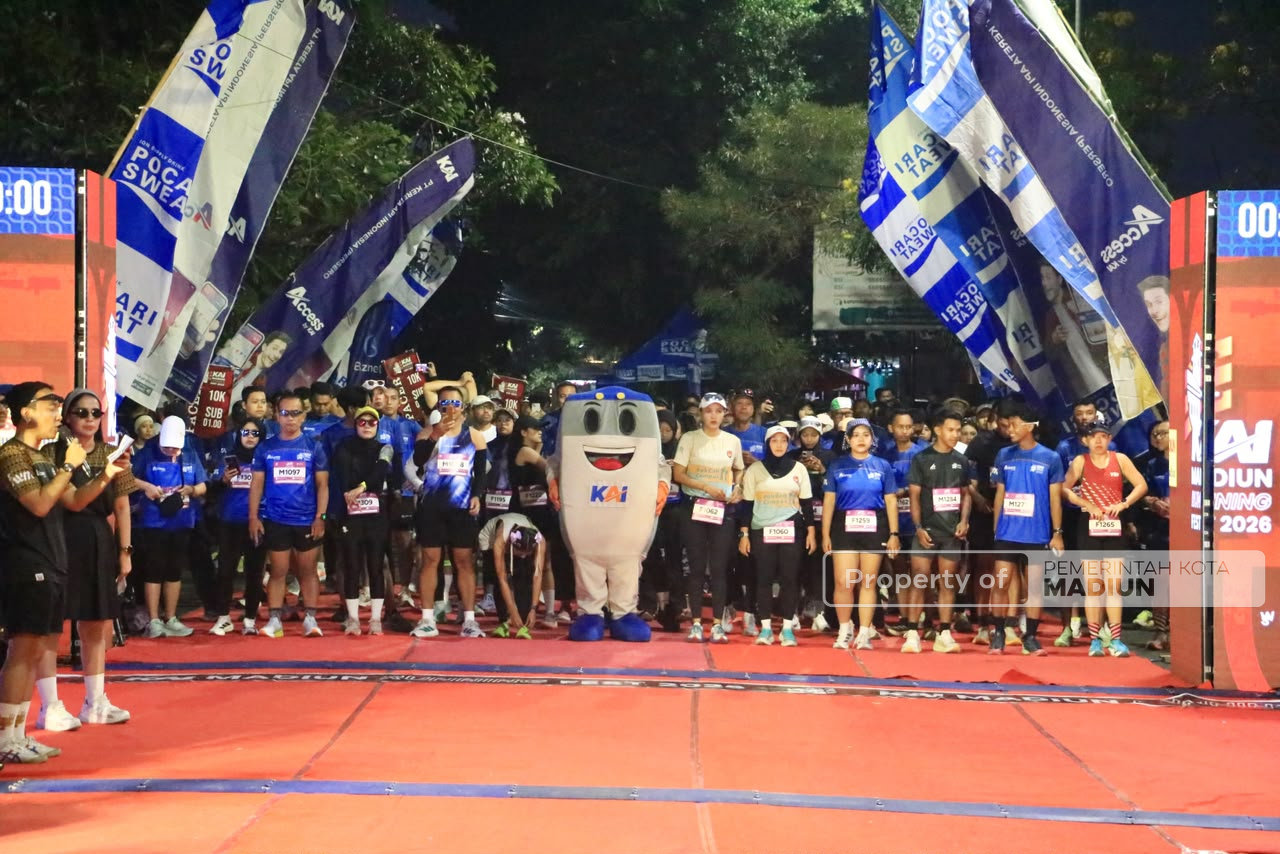 Turut Madiun Running Fest 2026, Plt Wali Kota Harap Jadi Agenda Rutin ke Depan
