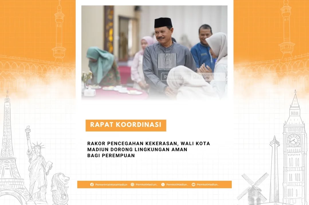 Rakor Pencegahan Kekerasan, Wali Kota Madiun Dorong Lingkungan Aman Bagi Perempuan Pemerintah Kota Madiun terus berkomit...